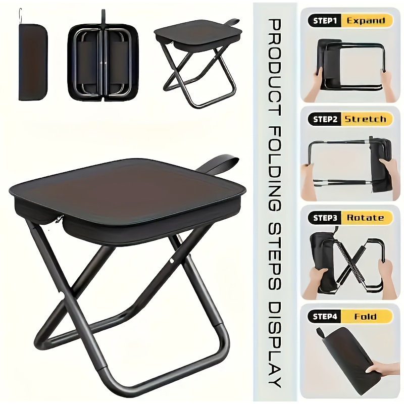  Folding Fishing Stool Portab - Outdoor Camping Bag recensione e prezzo