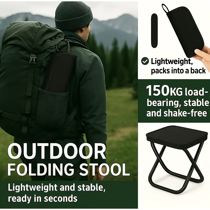  Folding Fishing Stool Portab - Outdoor Camping Bag recensione e prezzo