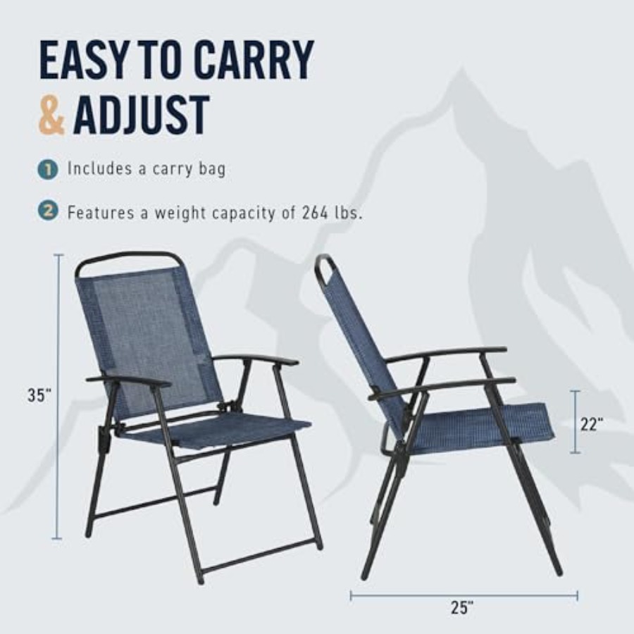 Trapper's Peak 3-Piece Folding - Folding Chair recensione e prezzo