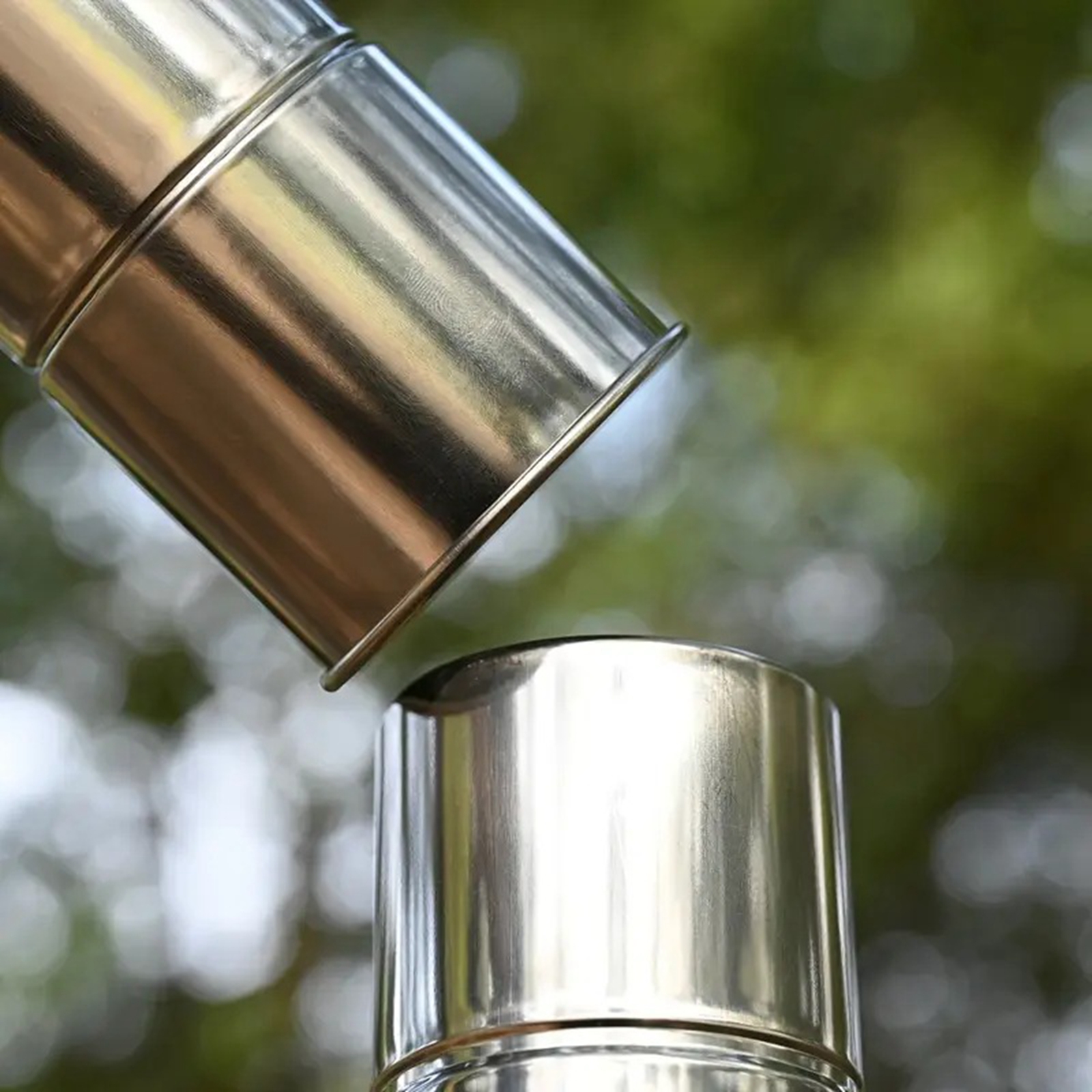 6 Pcs/Set Stove Pipe Stainless - Outdoor Camping Fireplace recensione e prezzo