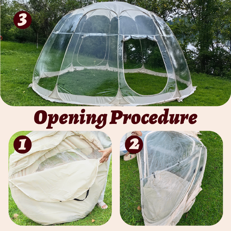 Large Instant Pop-Up Bubble Te - Outdoor Camping House recensione e prezzo