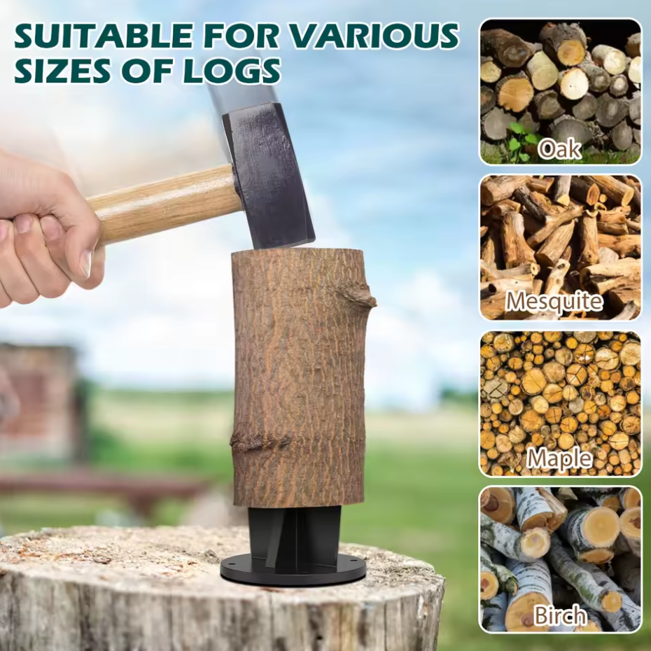 Carbon Steel Vertical Firewood - Outdoor Camping Fireplace recensione e prezzo