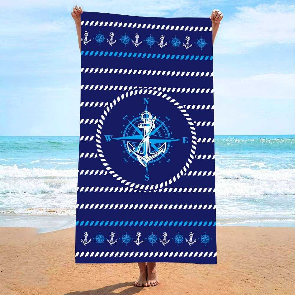 Anchor Beach Towel70x140CM Qui - Outdoor Camping Blanket recensione e prezzo