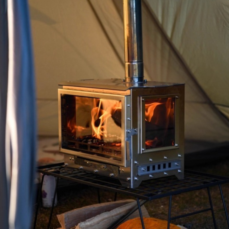 Winter Camping Firewood Stove  - Outdoor Camping Fireplace recensione e prezzo