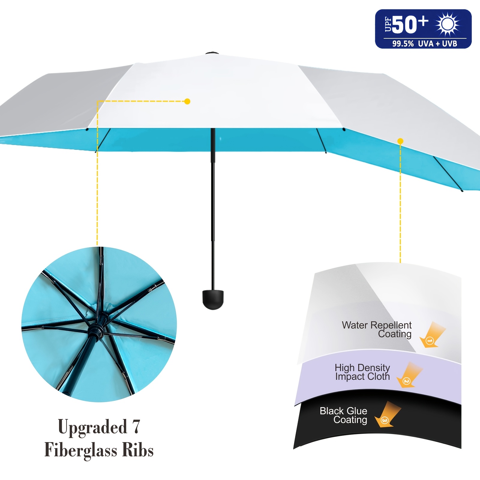 UPF 50+ Clamp-On Chair Umbrell - Outdoor Camping On Youtube recensione e prezzo