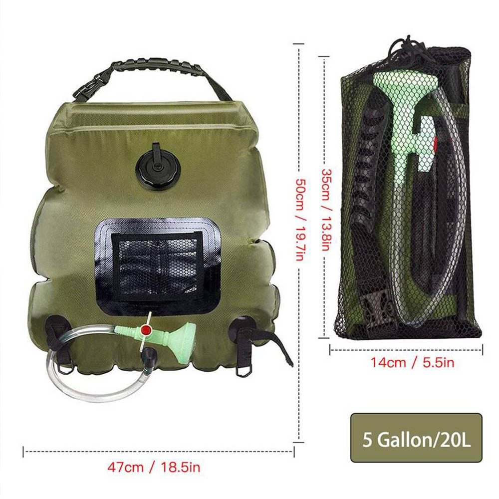 Solar Shower Bag 20L Outdoor S - Outdoor Camping Hot Water Shower recensione e prezzo