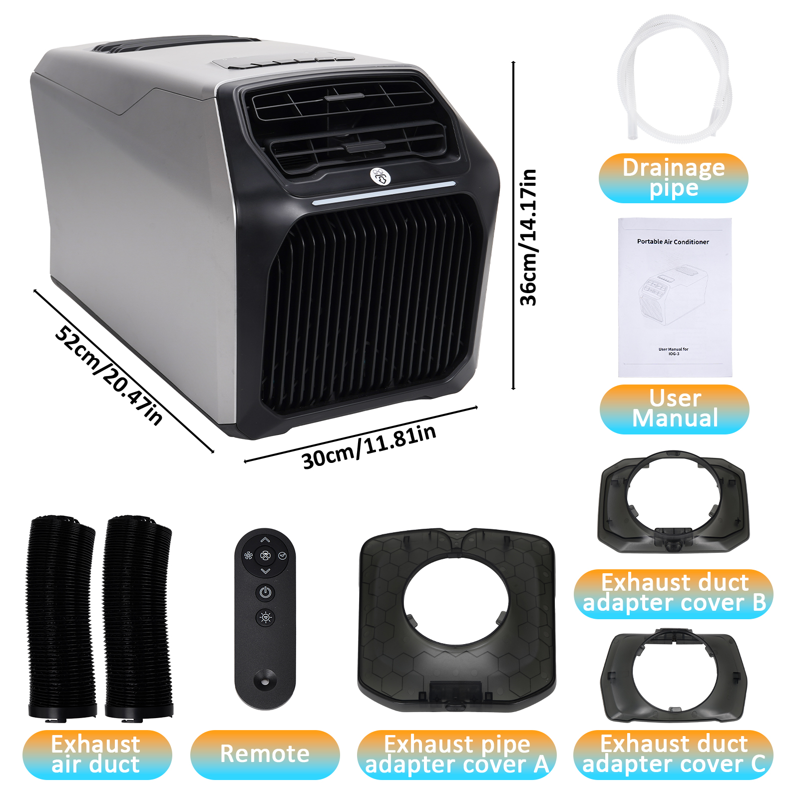 6800BTU Portable Air Condition - Outdoor Camping Air Conditioner recensione e prezzo