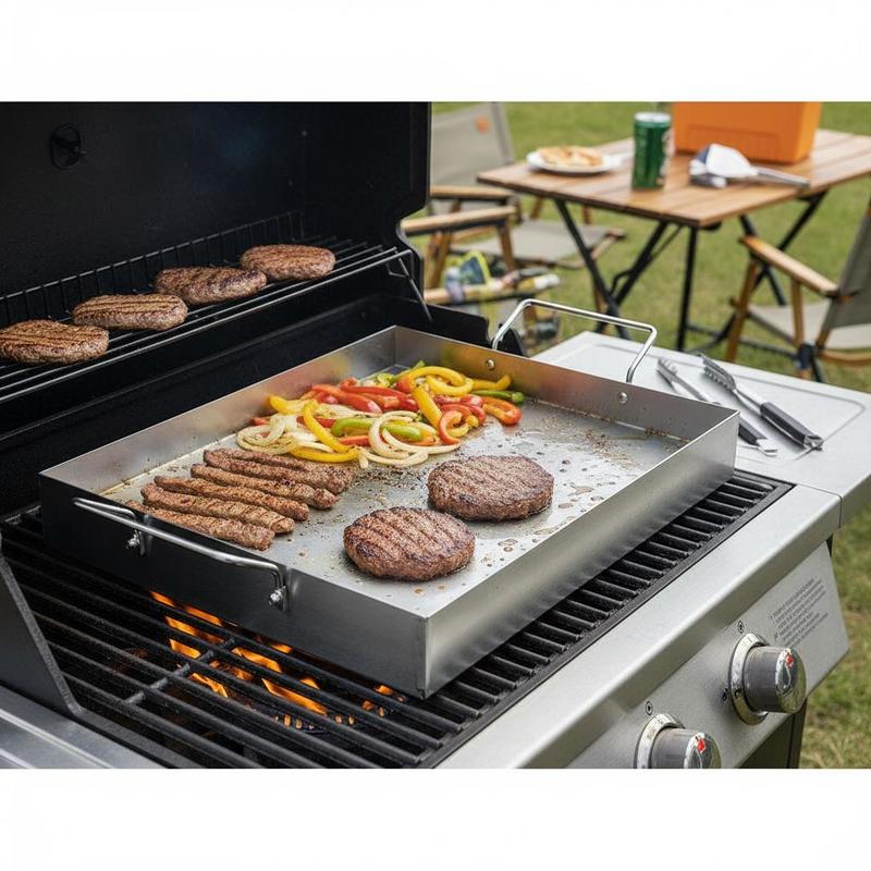 Free Shipping-Rectangular Flat - Outdoor Camping Grill recensione e prezzo