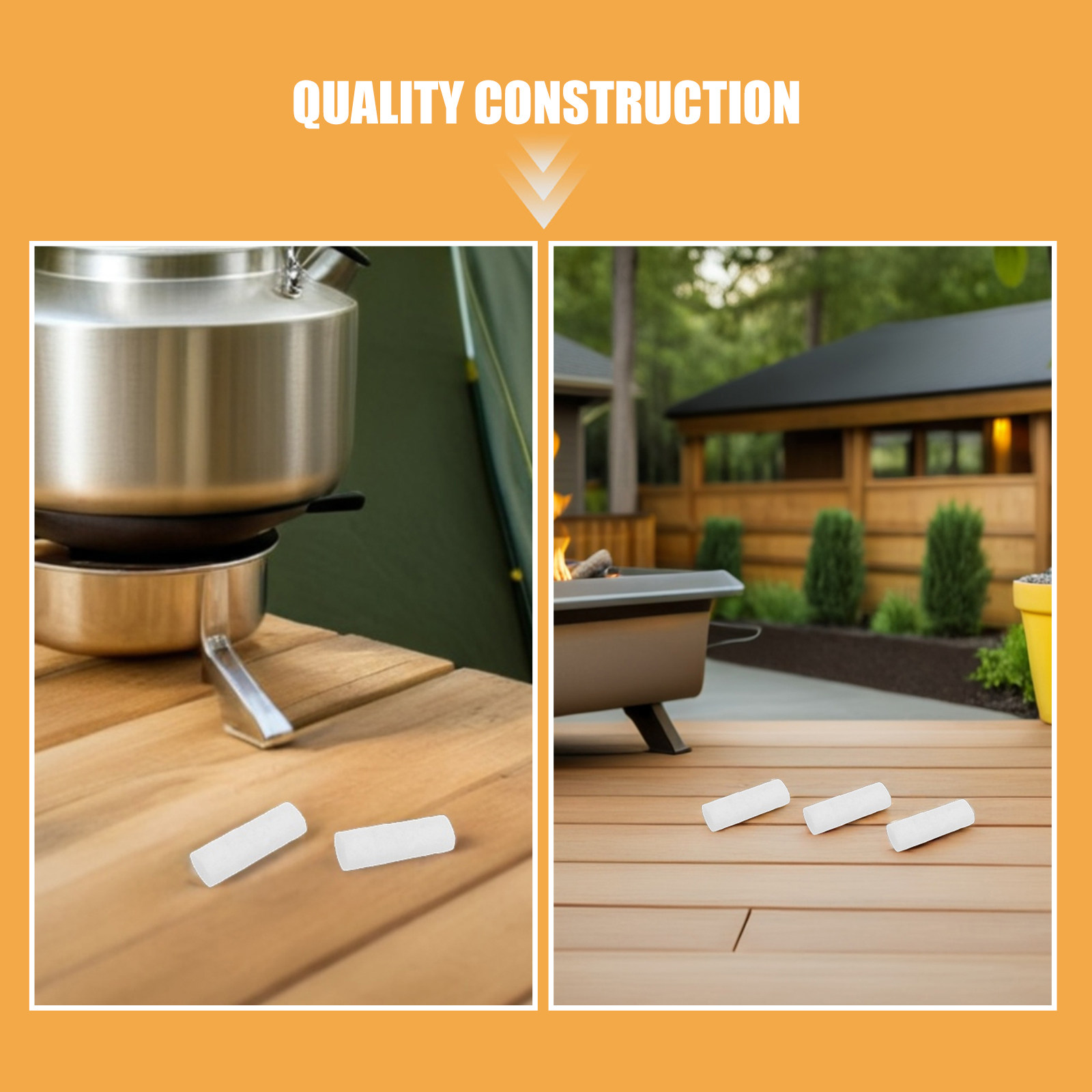 30Pcs Fire Starter Cotton Bloc - Outdoor Camping Fireplace recensione e prezzo