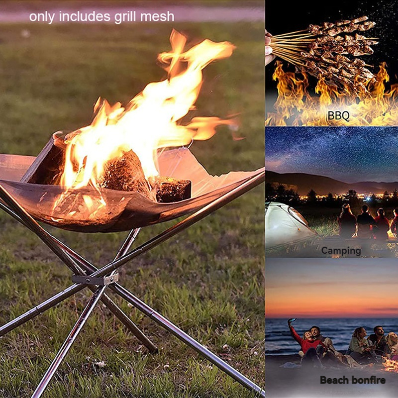 Portable Fire Pit Durable Outd - Outdoor Camping Fireplace recensione e prezzo