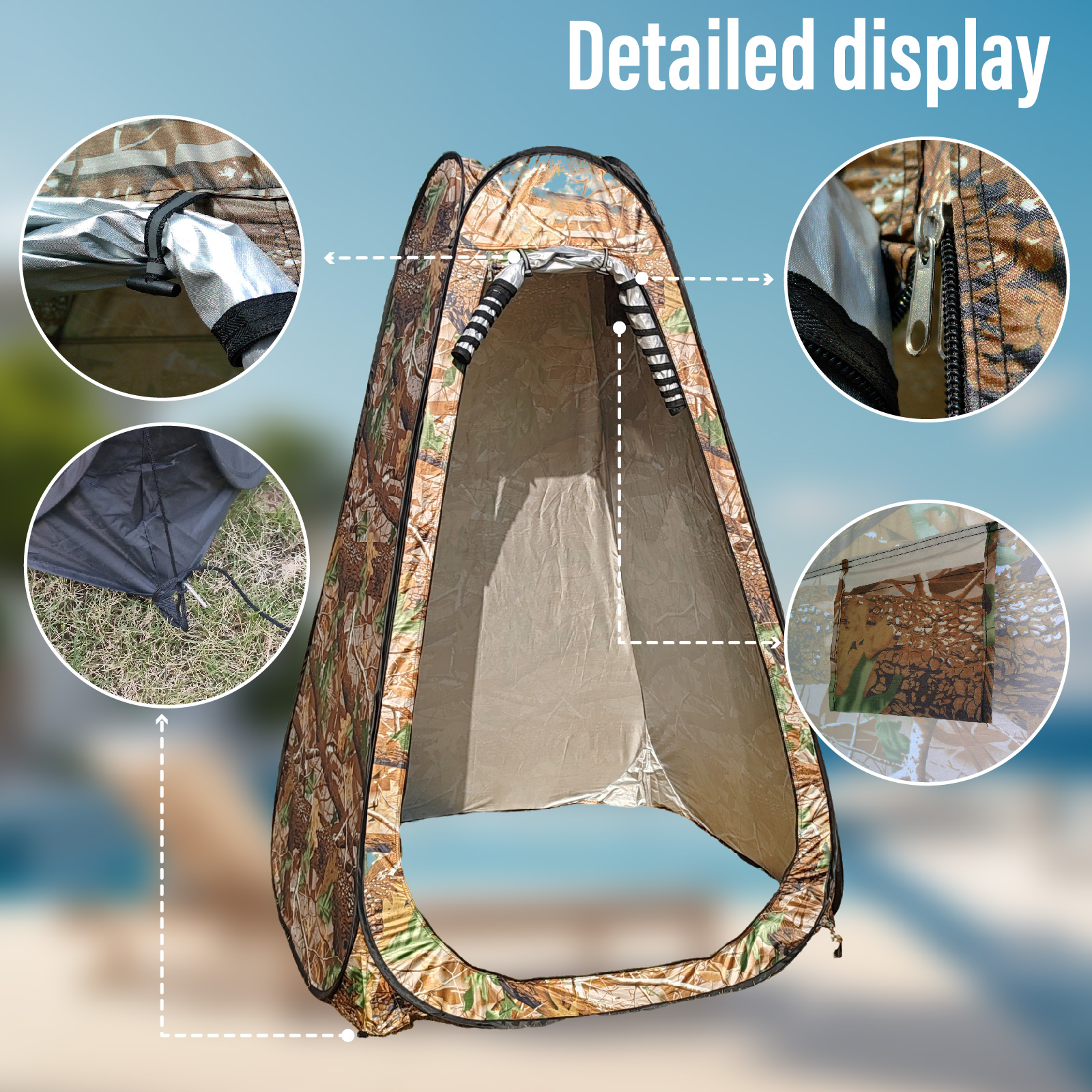 Portable Pop-Up Privacy Tent O - Outdoor Camping House recensione e prezzo