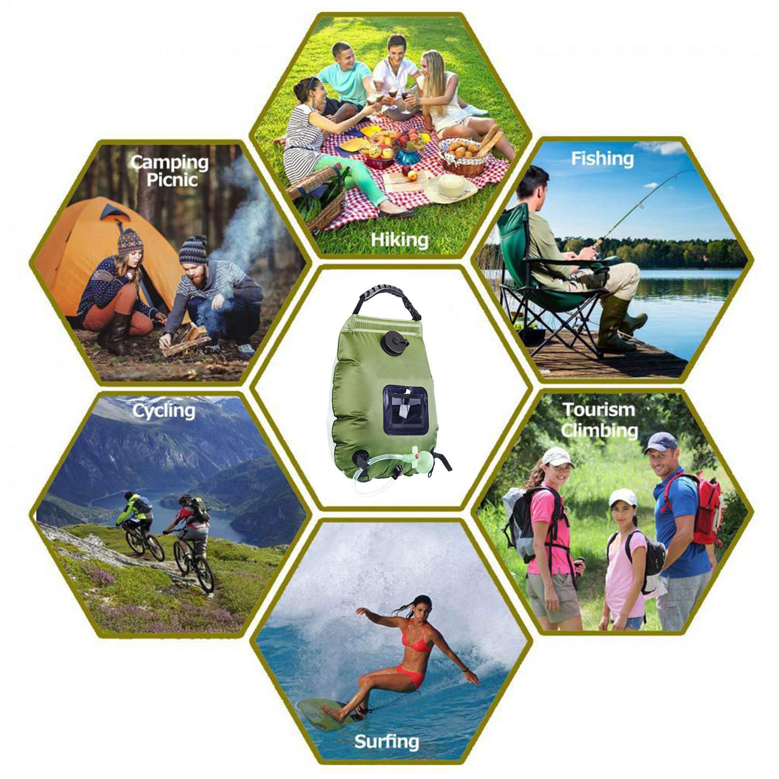 Portable Shower For Camping 5  - Outdoor Camping Bag recensione e prezzo