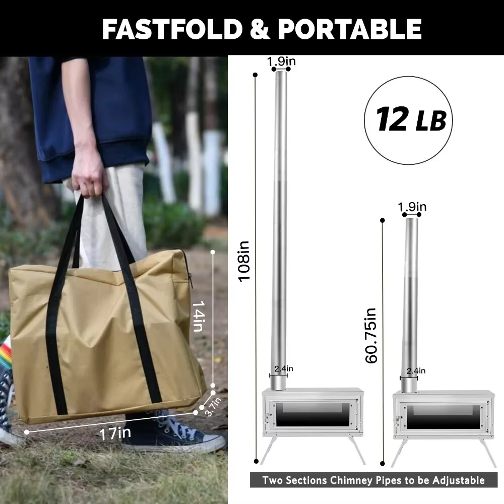 CHANGE MOORE Portable Outdoor  - Outdoor Camping Fireplace recensione e prezzo