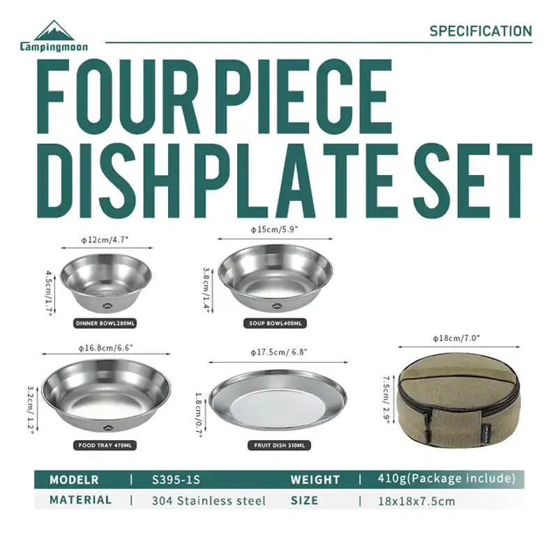 CAMPINGMOON S395-1S 8-Piece St - Outdoor Camping Korea recensione e prezzo