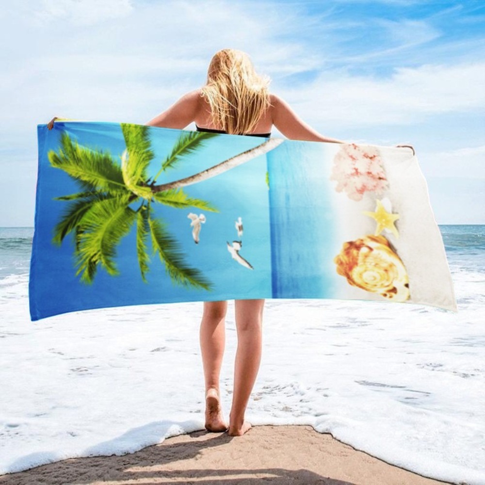 Leopard Print Bath Towel 70x14 - Outdoor Camping Blanket recensione e prezzo