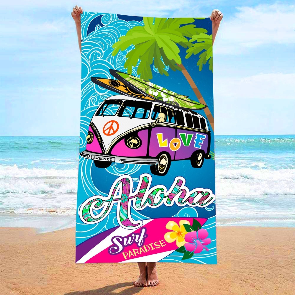 Leopard Print Bath Towel 70x14 - Outdoor Camping Blanket recensione e prezzo