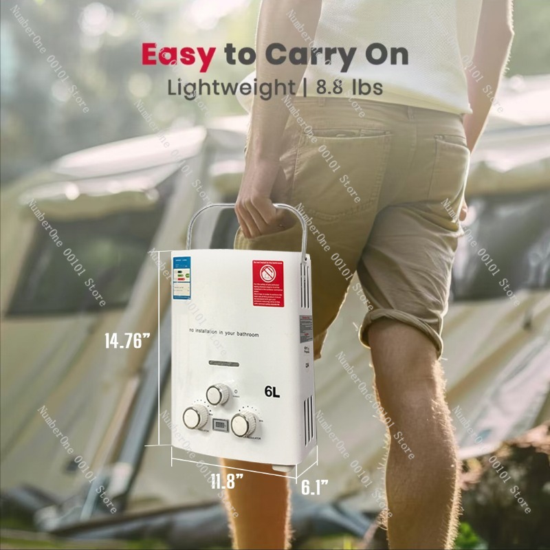Propane LPG  Gas Tankless Wate - Outdoor Camping Hot Water Heater recensione e prezzo