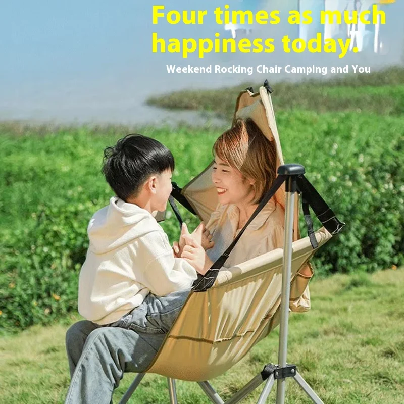 2026 Portable Outdoor Folding  - Outdoor Camping Rocking Chair recensione e prezzo