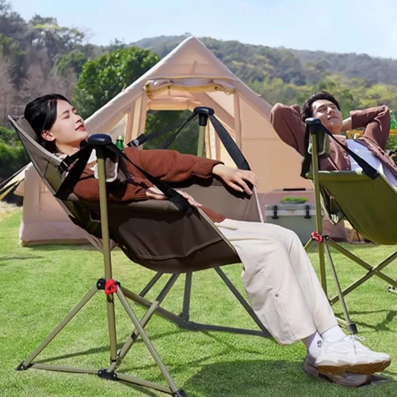 2026 Portable Outdoor Folding  - Outdoor Camping Rocking Chair recensione e prezzo