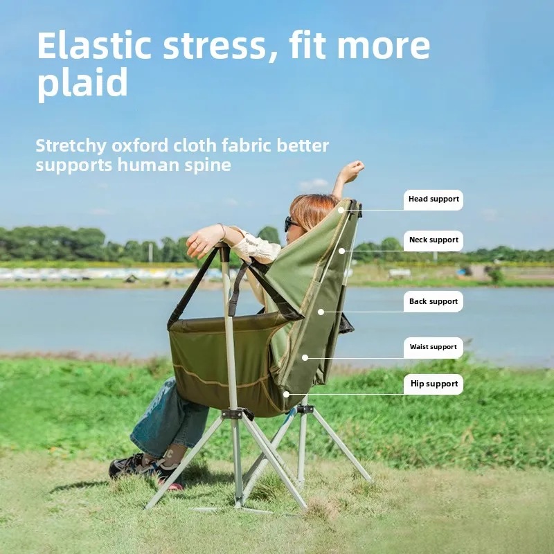 2026 Portable Outdoor Folding  - Outdoor Camping Rocking Chair recensione e prezzo