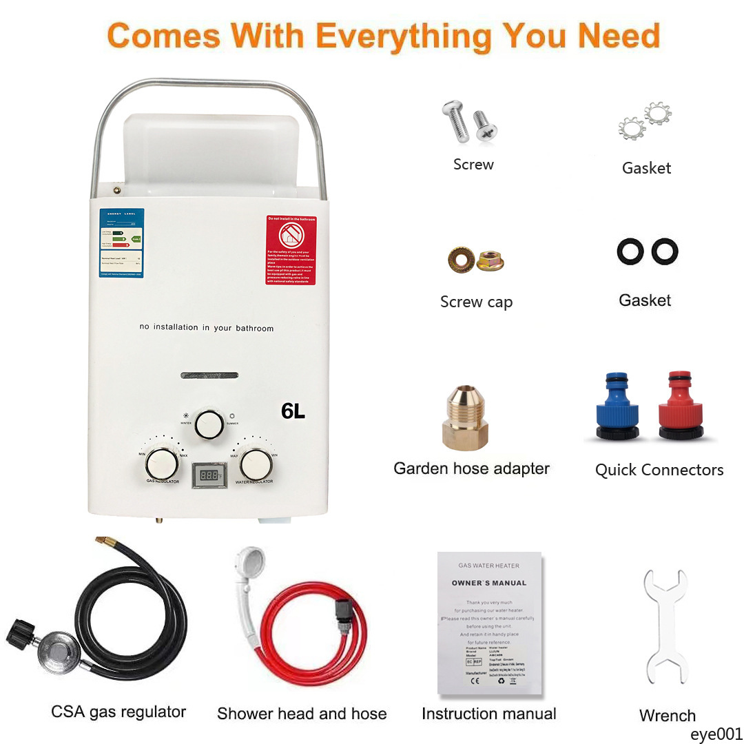 New Portable Gas Water Heater  - Outdoor Camping Hot Water Heater recensione e prezzo