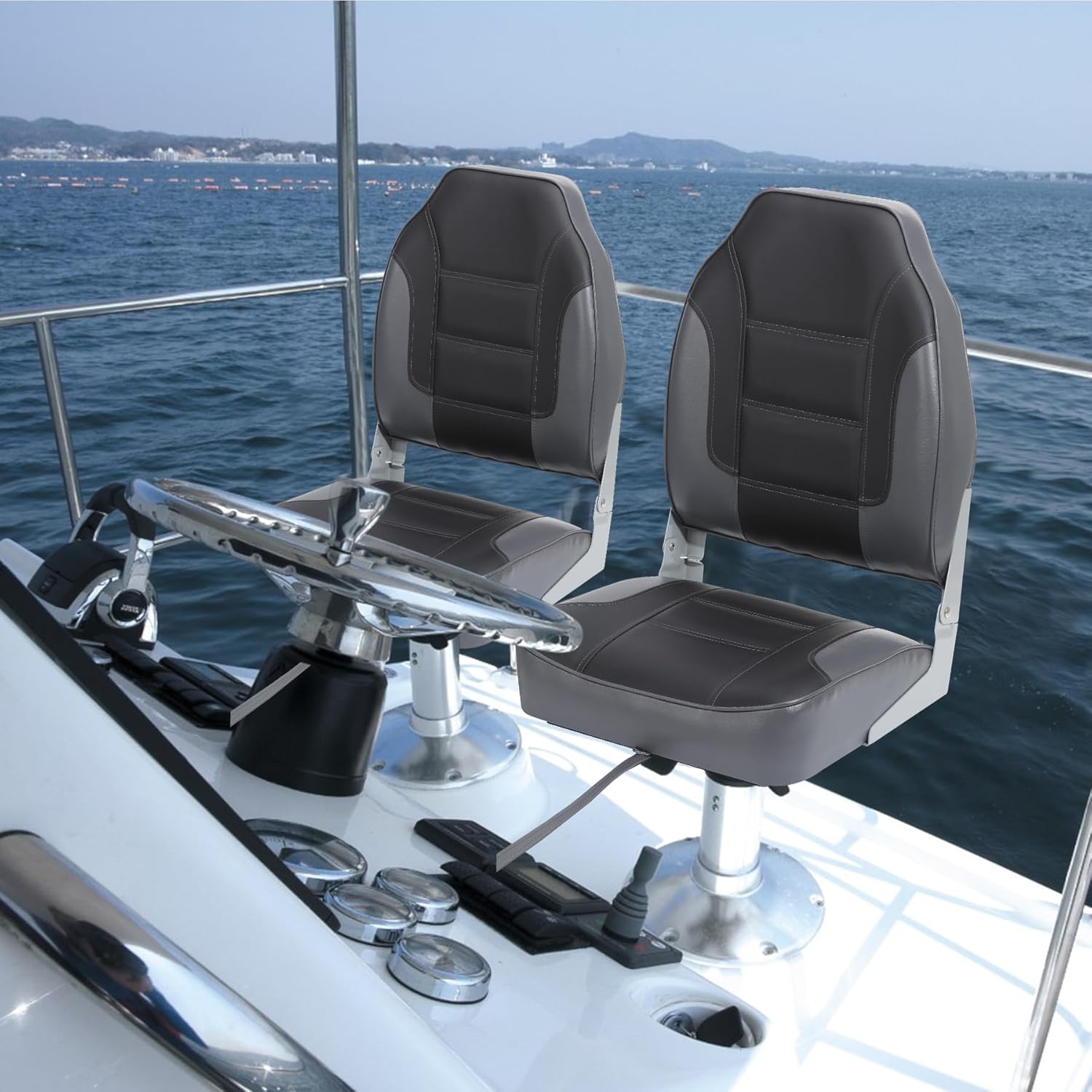 2 Pack Folding Boat Seats, Hig - Folding Chair recensione e prezzo
