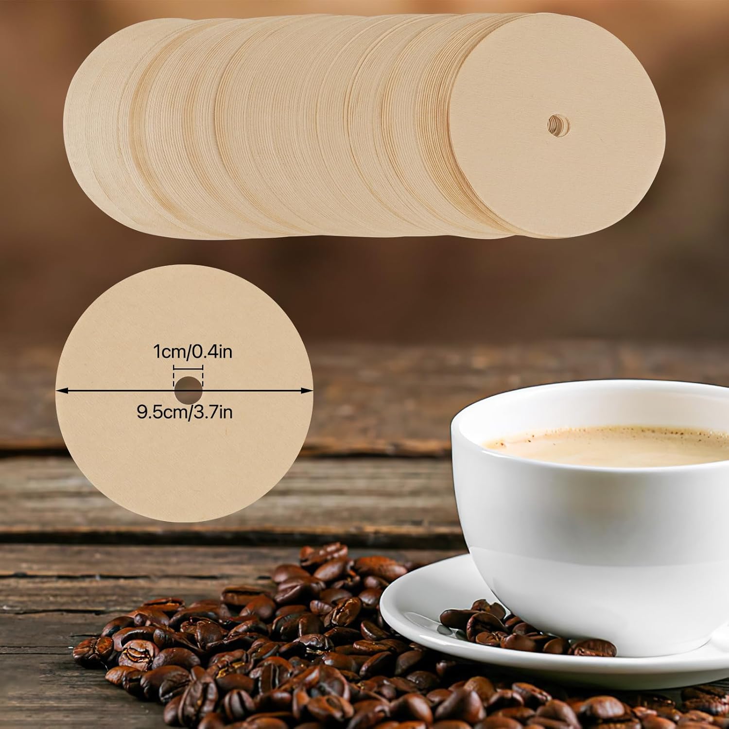 300 Unbleached Coffee Filters, - Camp Percolator Coffee recensione e prezzo