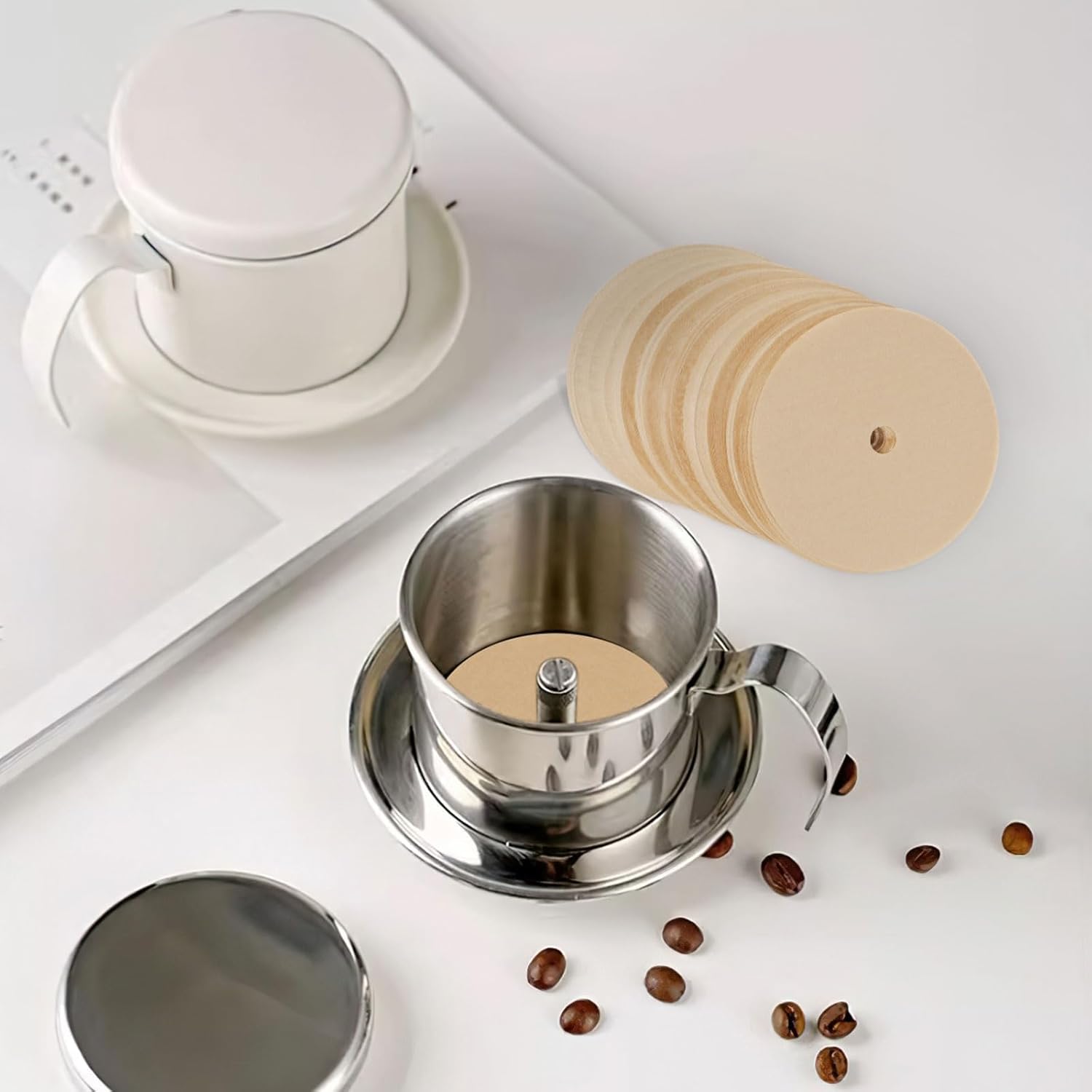 300 Unbleached Coffee Filters, - Camp Percolator Coffee recensione e prezzo