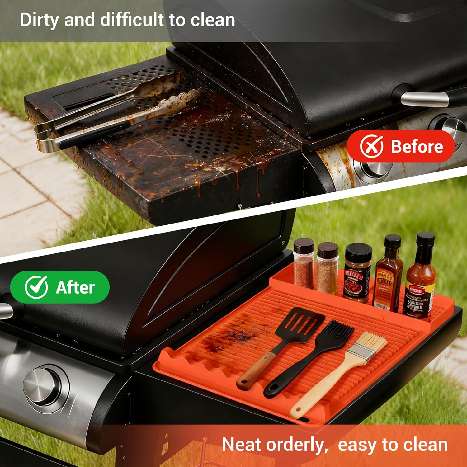 2-Pack Silicone Grill Mat 16x1 - Outdoor Camping Grill recensione e prezzo