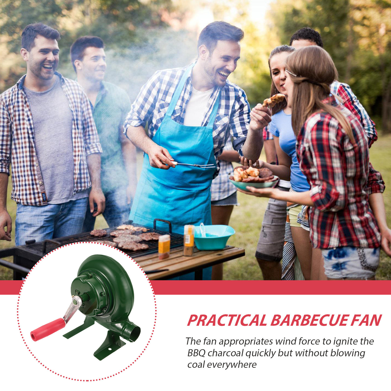 Compact Hand Held Barbecue Blo - Outdoor Camping Fireplace recensione e prezzo