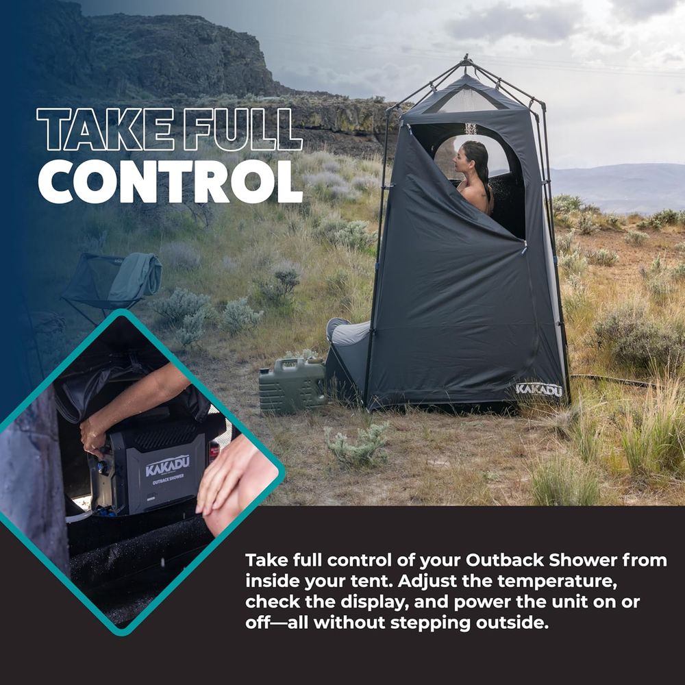 Portable Outdoor Shower Tent w - Outdoor Camping Bag recensione e prezzo