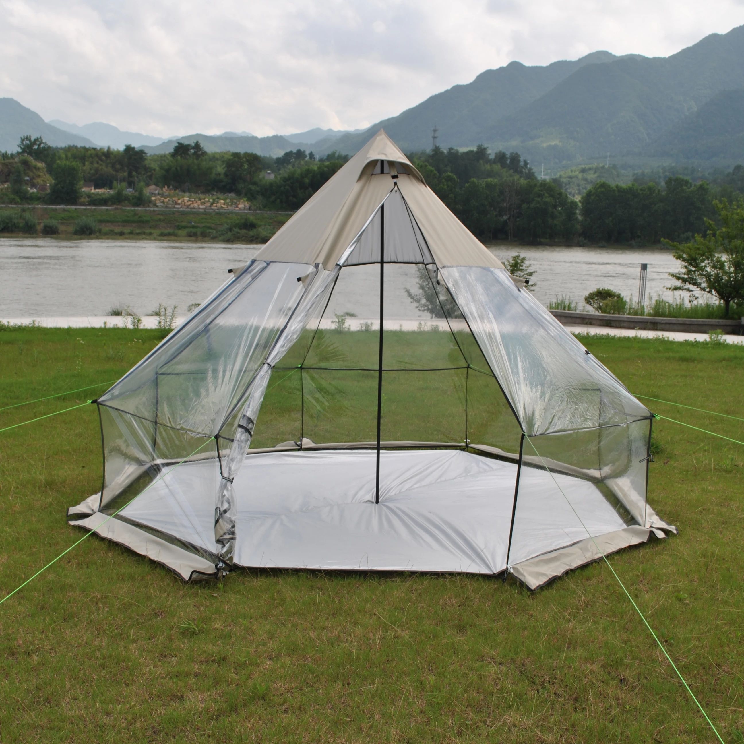 PVC Tent,Camping Transparent T - Outdoor Yurt Camping recensione e prezzo