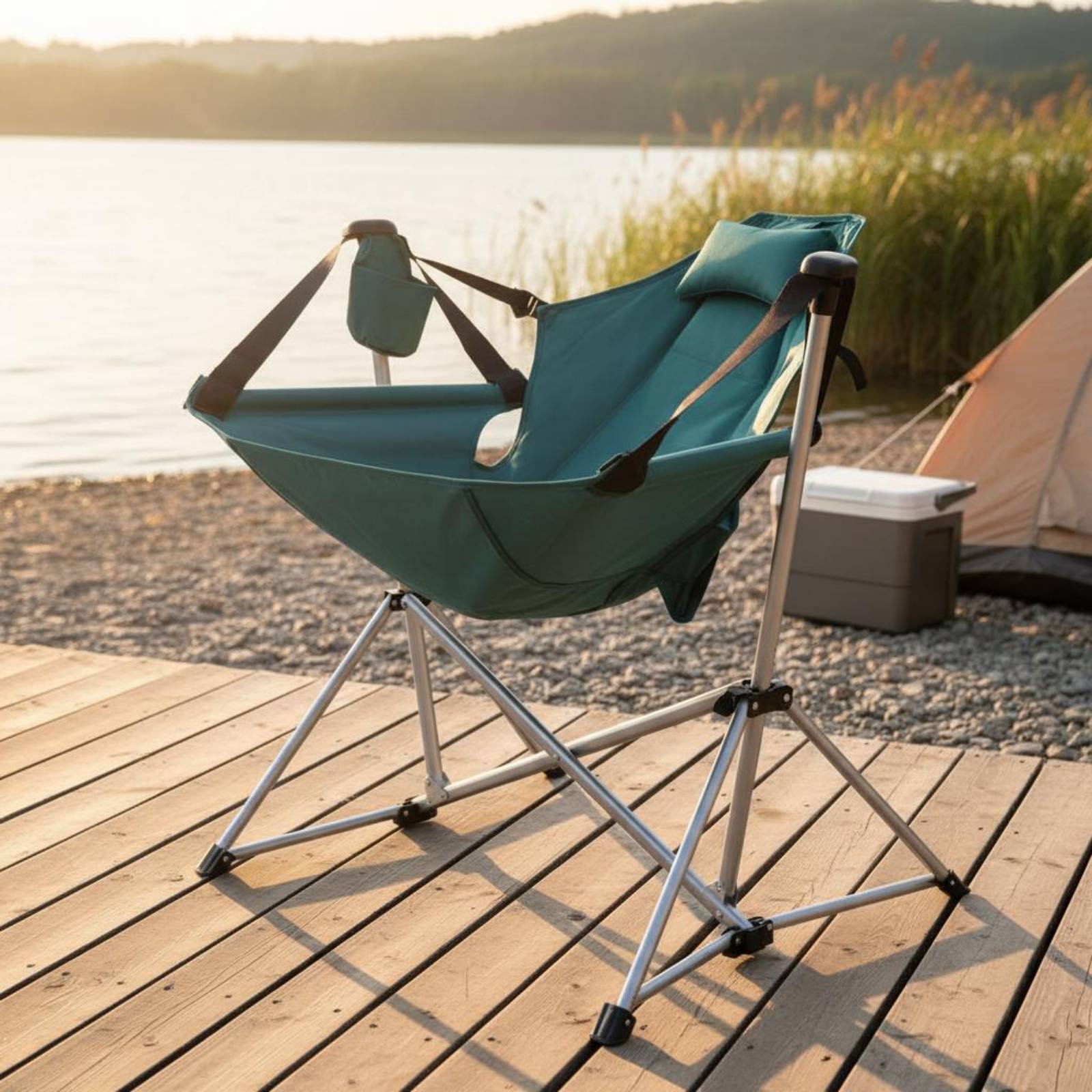 Folding Rocking Chair Foldable - Outdoor Camping Rocking Chair recensione e prezzo