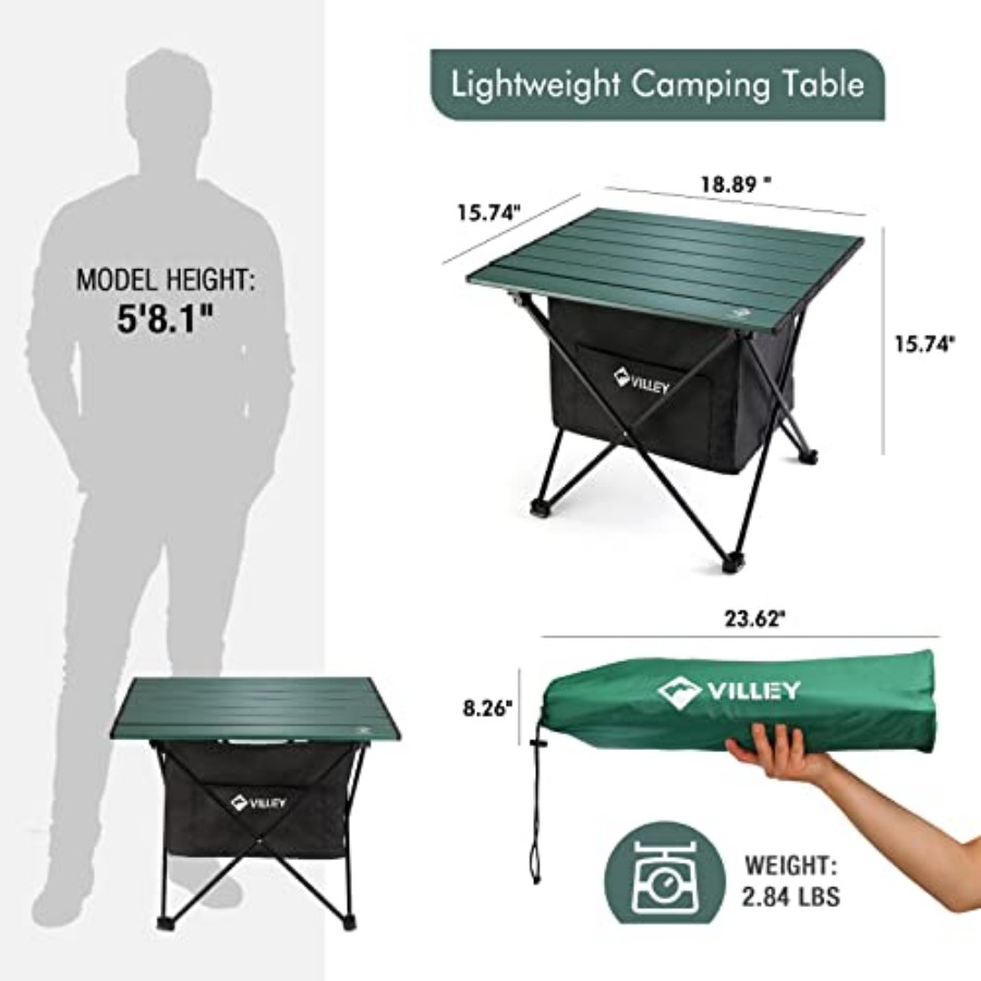 Por Side, Ultralight Aluminum  - Outdoor Camping Cooking Table recensione e prezzo