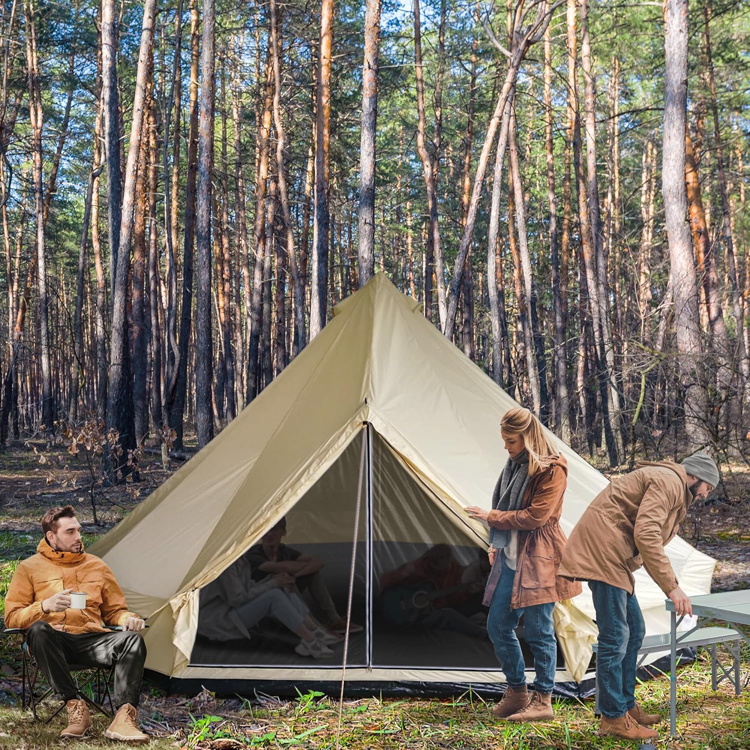 10-Person Yurt Tent Glamping B - Outdoor Yurt Camping recensione e prezzo