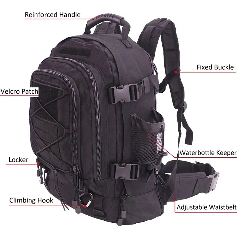 65L Large Capacity Outdoor Tac - Lightweight Backpack 65L recensione e prezzo