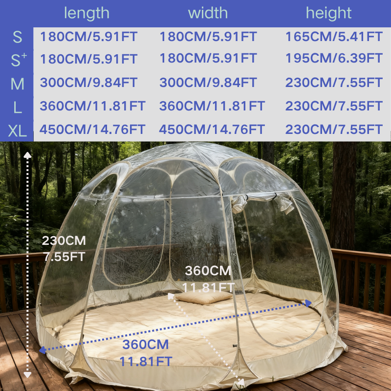 Large Instant Pop-Up Bubble Te - Outdoor Camping House recensione e prezzo