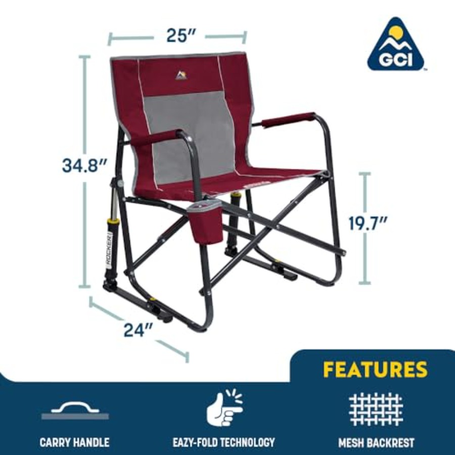 Freestyle Rocker Camping Chair - Outdoor Camping Rocking Chair recensione e prezzo