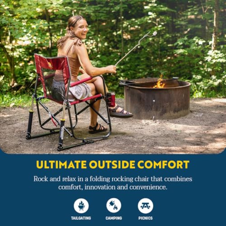 Freestyle Rocker Camping Chair - Outdoor Camping Rocking Chair recensione e prezzo