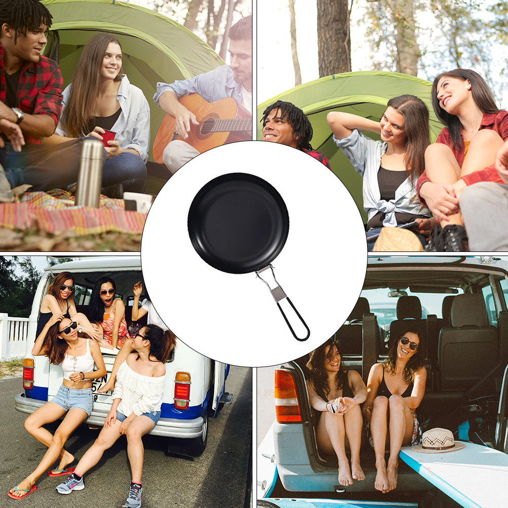 Camping Non Stick Frying Pan 9 - Outdoor Camping Grill recensione e prezzo