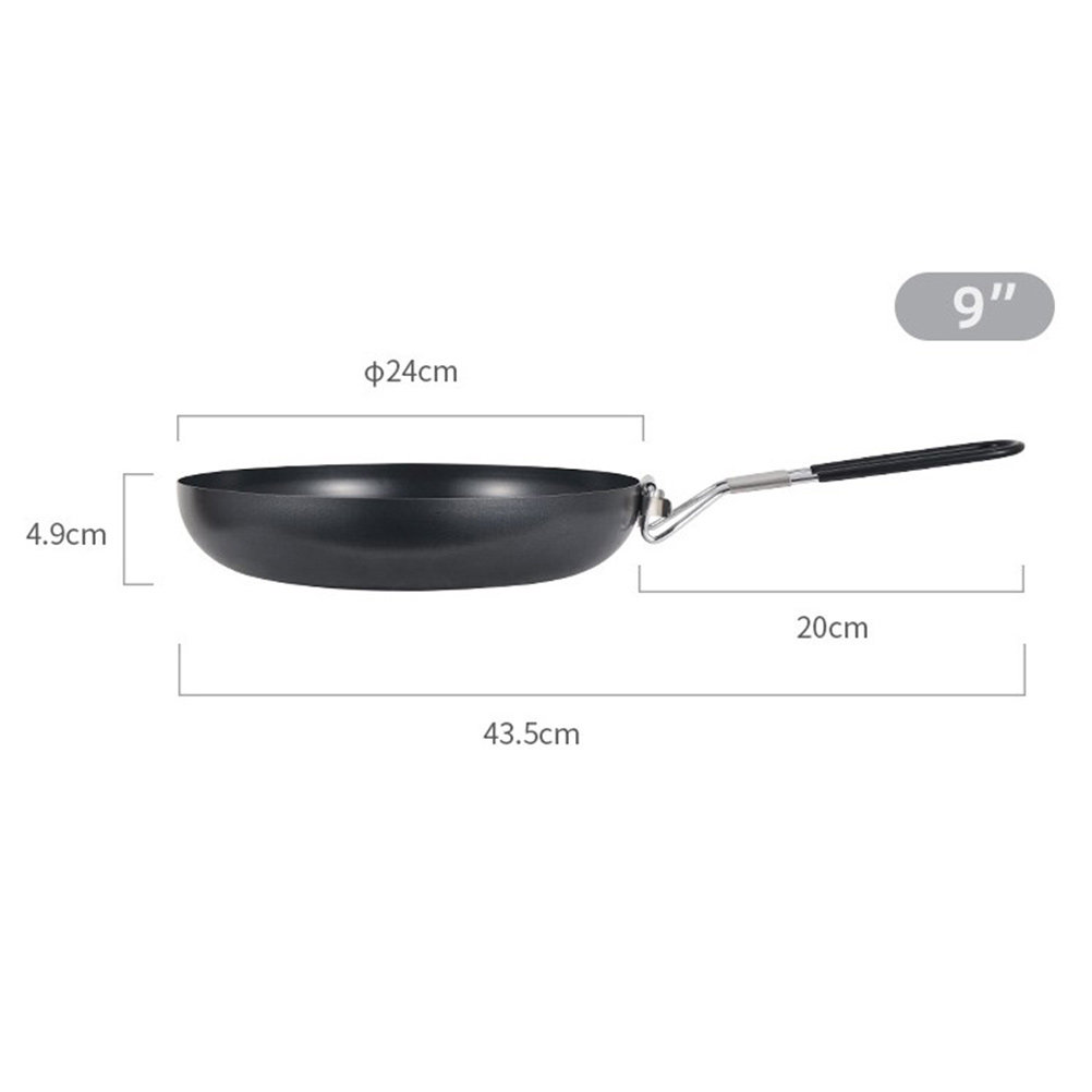 Camping Non Stick Frying Pan 9 - Outdoor Camping Grill recensione e prezzo
