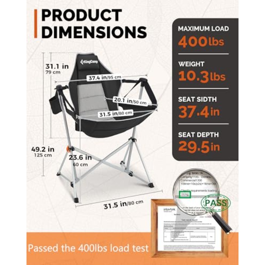Hammock Camping Chair, Swingin - Outdoor Camping Rocking Chair recensione e prezzo