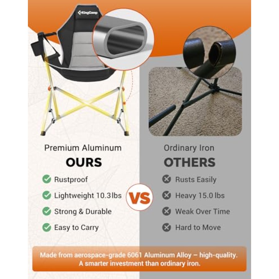 Hammock Camping Chair, Swingin - Outdoor Camping Rocking Chair recensione e prezzo