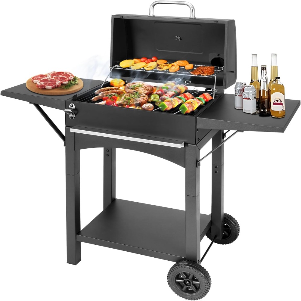 US Shipping Charcoal Grill wit - Outdoor Camping Cooking Table recensione e prezzo