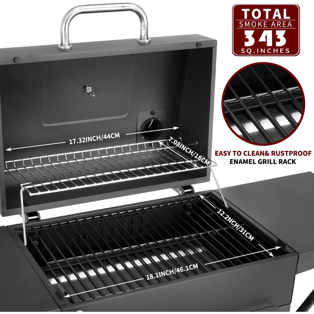 US Shipping Charcoal Grill wit - Outdoor Camping Cooking Table recensione e prezzo