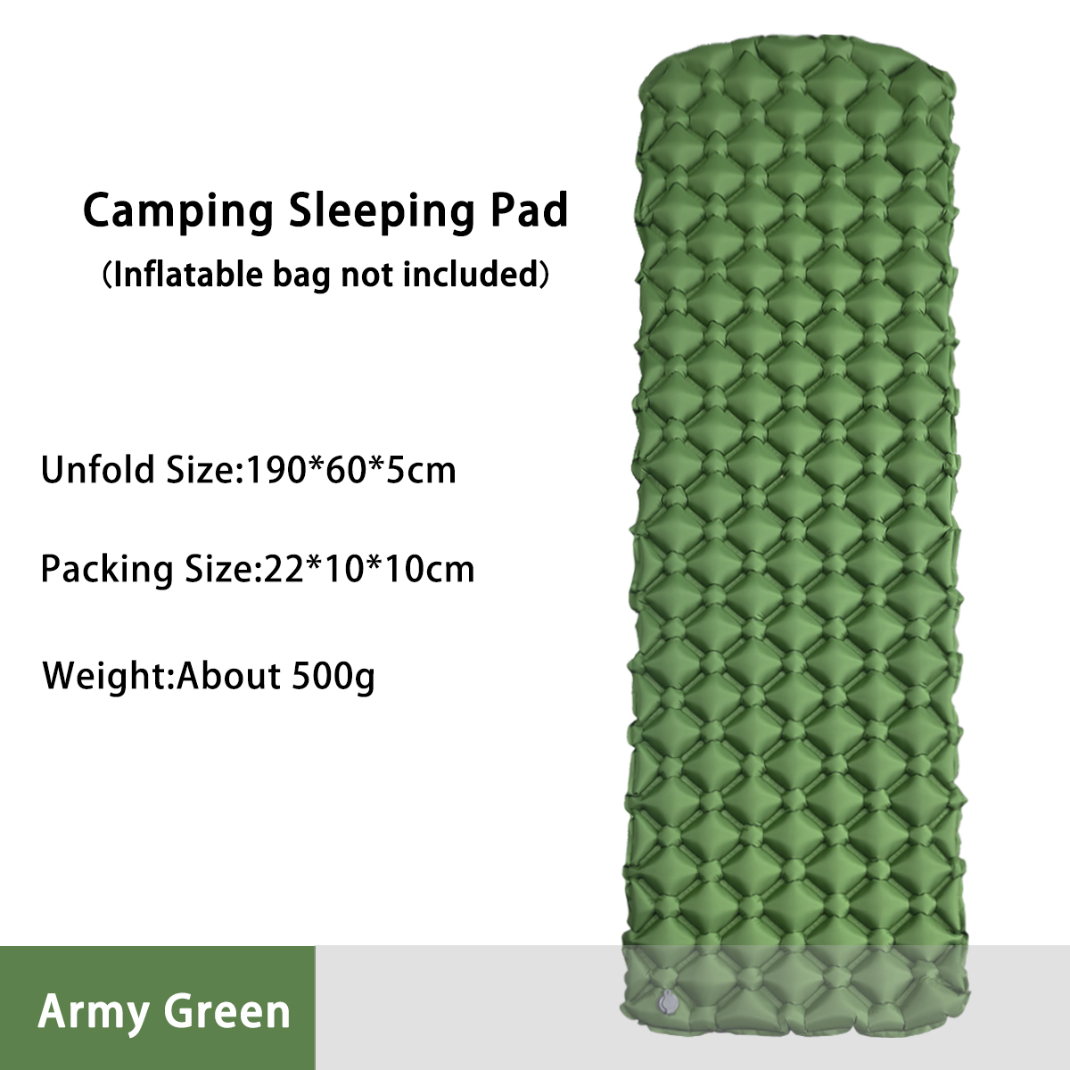 Camping Inflatable Mattress in - Outdoor Camping Blanket recensione e prezzo