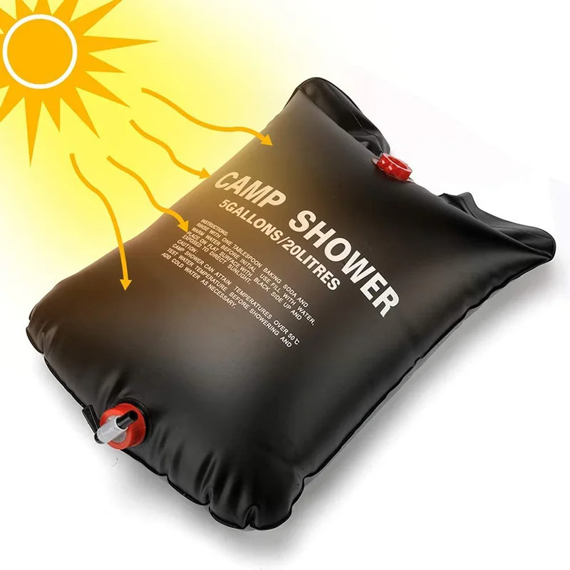 20/40L Camping foldable Solar  - Outdoor Camping Hot Water Shower recensione e prezzo
